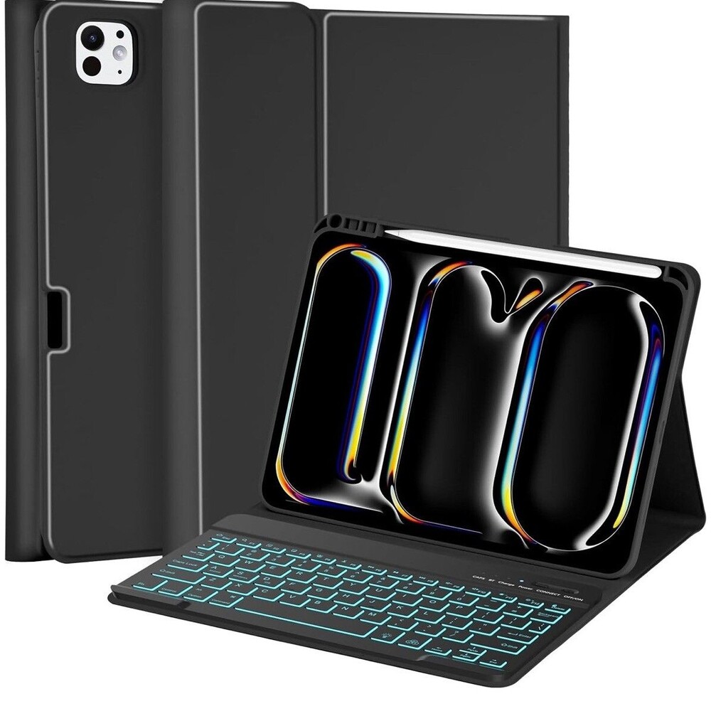MMK for Apple iPad Pro 11 inch Case with Keyboard 2024
